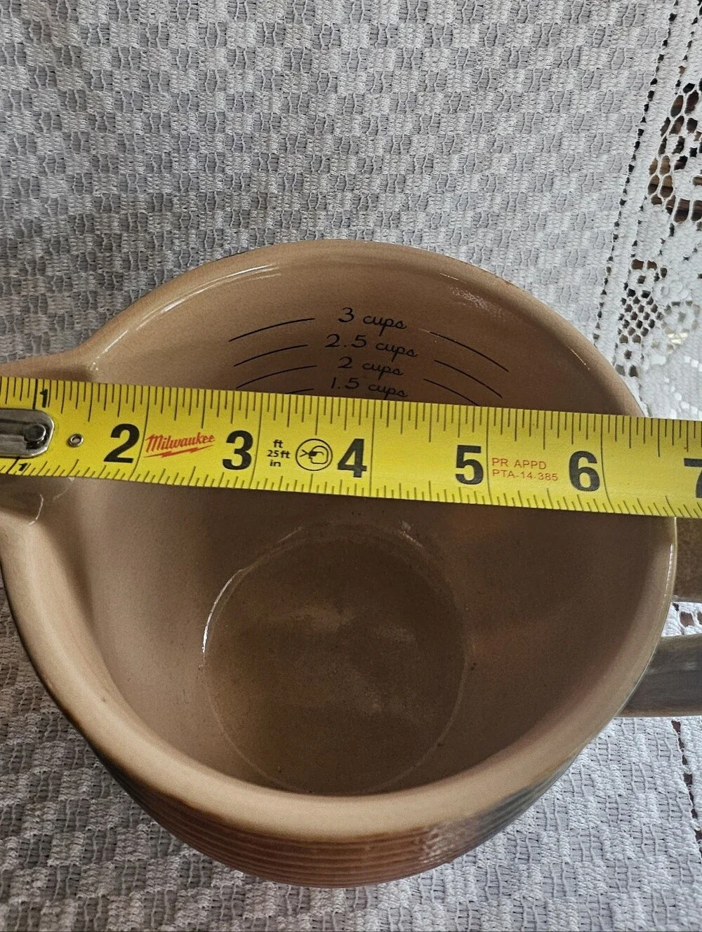 Teleflora Stoneware Measuring Cup